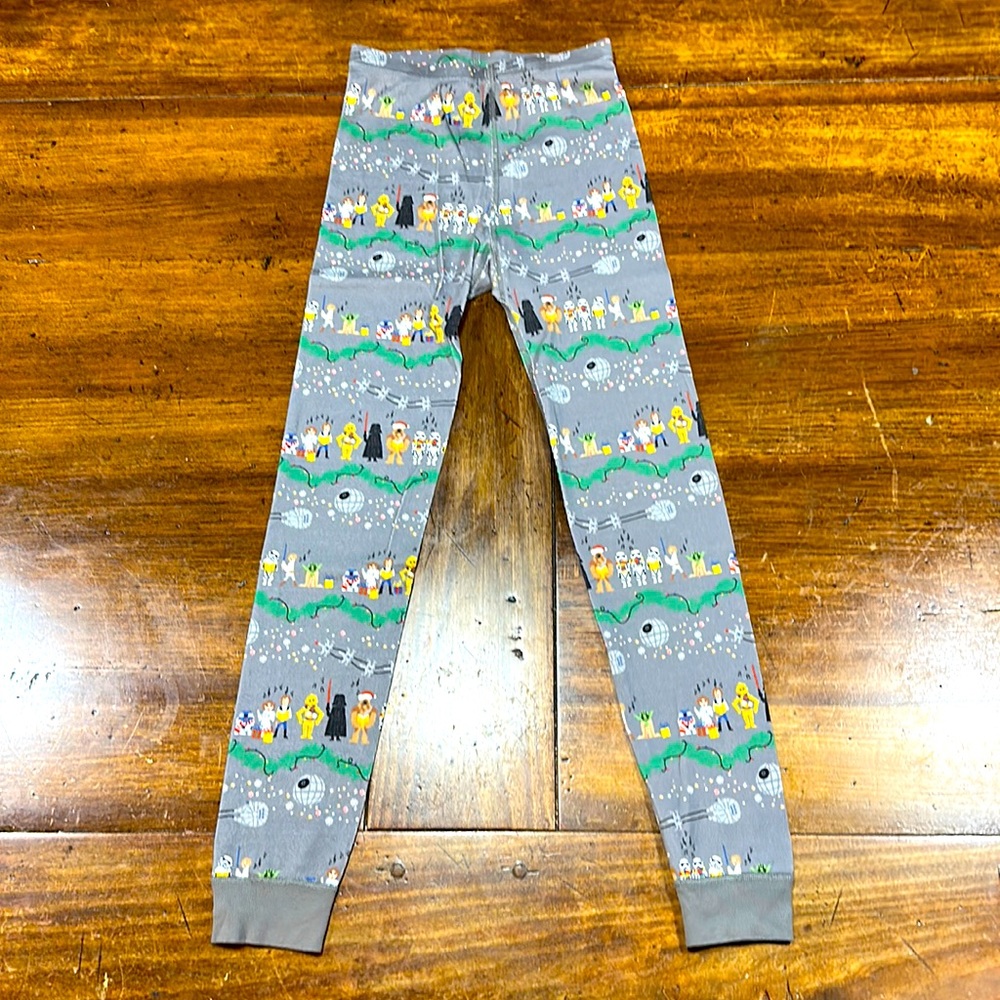 Hanna Andersson kids long sleeve PJs gray Star Wars size 150cm US 12
